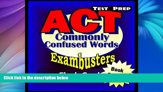 Audiobook ACT Test Prep Commonly Confused Words Review--Exambusters Flash Cards--Workbook 5 of 13: