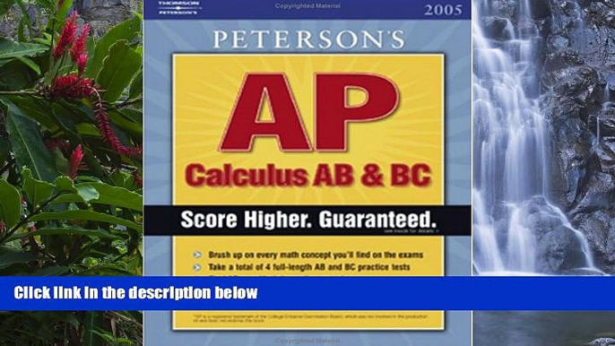 Online Peterson s Master the AP Calculus AB   BC, 1st edition (Peterson s AP Calculus AB   BC)