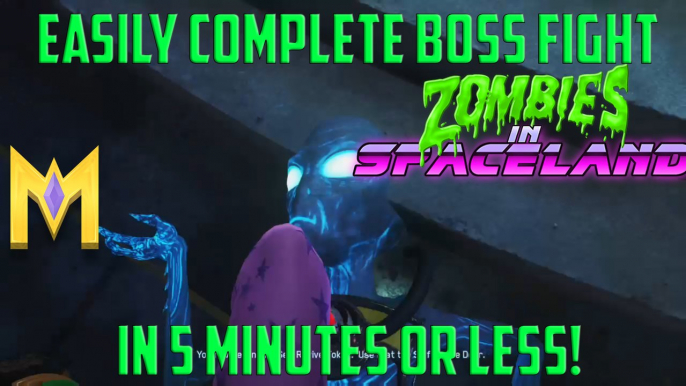 CoD Infinite Warfare Zombie Glitches - Kill The Boss Alien In 5 Minutes - "Spaceland Zombies Glitches"