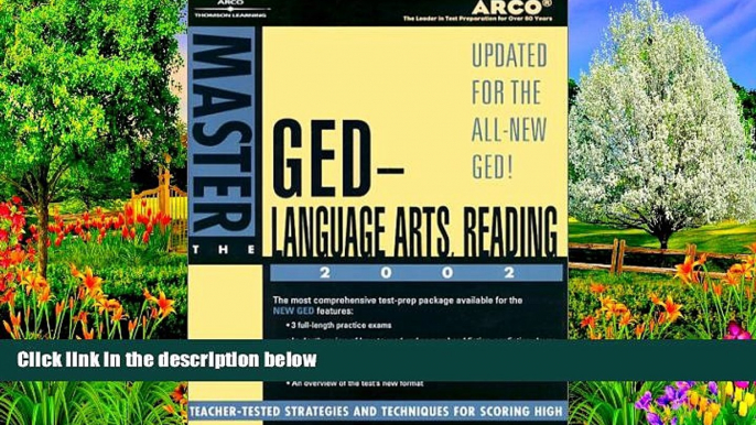 Buy Arco Master the GED Language Arts, Reading 02 (Arco Master the GED Language Arts, Reading)