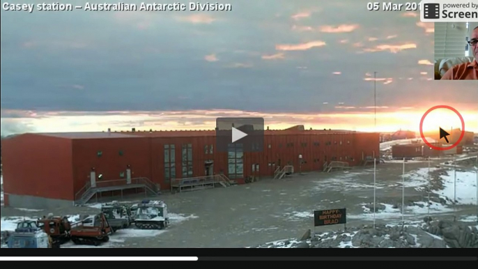 Nibiru Planet X Latest - Antartica Casey Station 2 Suns Setting