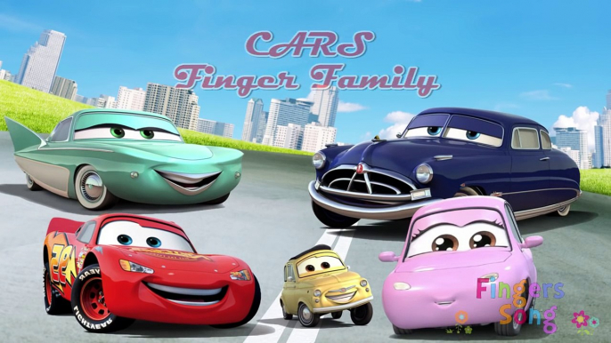 Finger Family (CARS) Nursery Rhymes for Childrens Babies and Toddlers | FINGER SONG