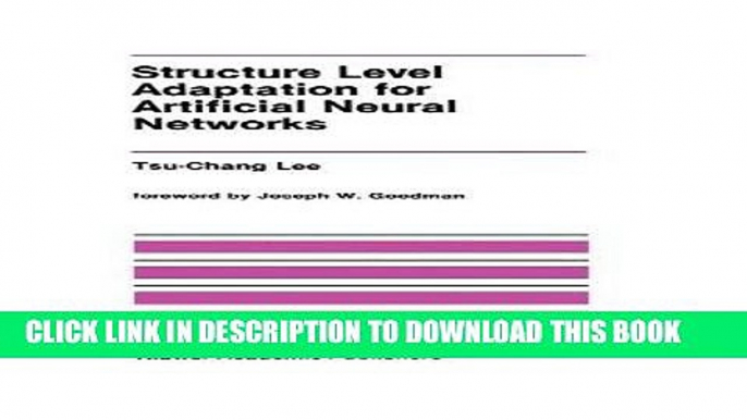 [READ] Online Structure Level Adaptation for Artificial Neural Networks (The Springer