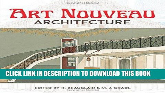 Best Seller Art Nouveau Architecture (Dover Books on Architecure) Free Download