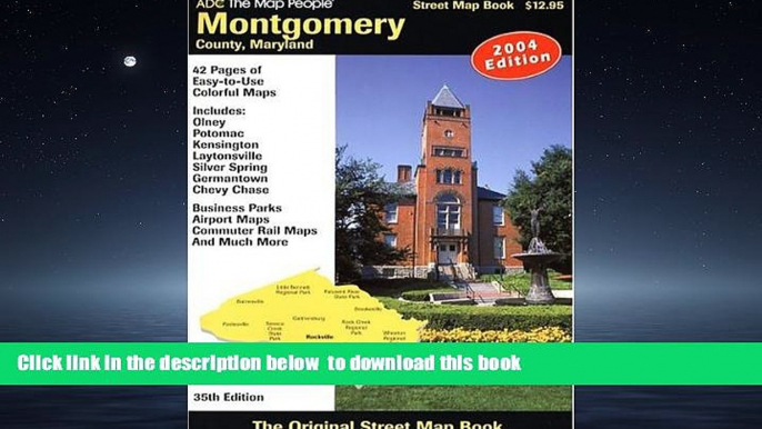 Best book  ADC The Map People Montgomery County, Maryland: Street Map Book (Montgomery County (MD)