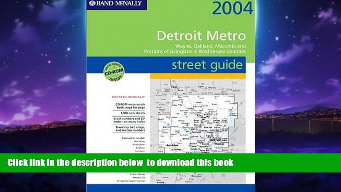 liberty book  Rand McNally Detroit Metro Street Guide 2004: Wayne, Oakland, Macomb, and Portions