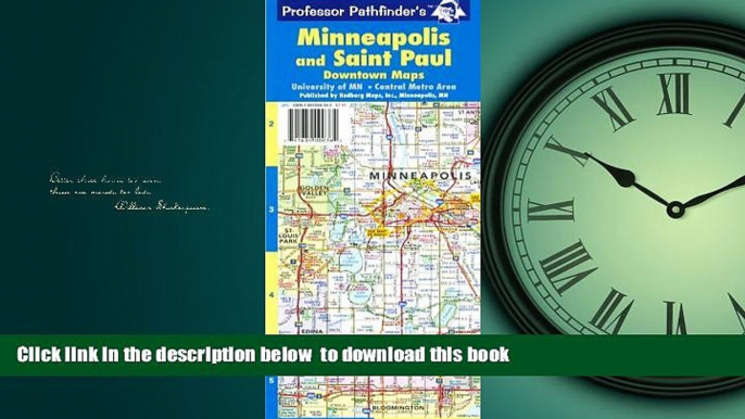 Best book  Minneapolis and Saint Paul (Minneapolis   Saint Paul: Downtown Maps) [DOWNLOAD] ONLINE