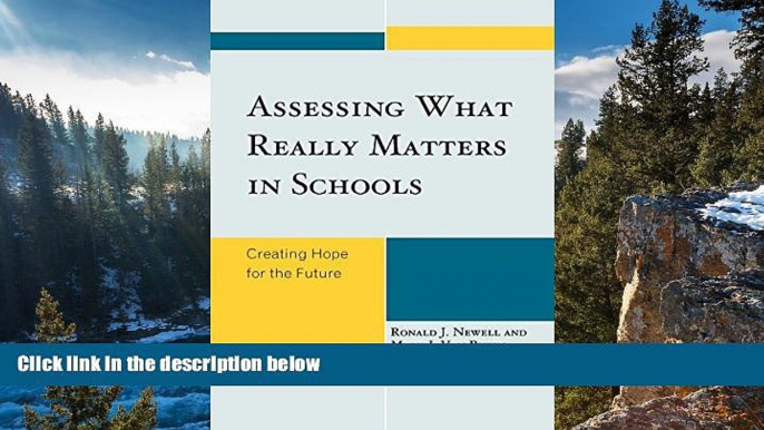 Deals in Books  Assessing What Really Matters in Schools: Creating Hope for the Future  Premium