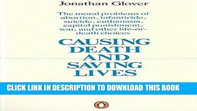 [FREE] Audiobook Causing Death and Saving Lives: The Moral Problems of Abortion, Infanticide,