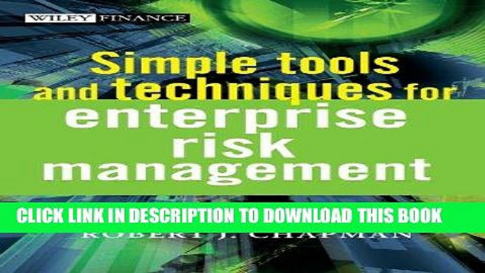 [FREE] Ebook Simple Tools and Techniques for Enterprise Risk Management (The Wiley Finance Series)