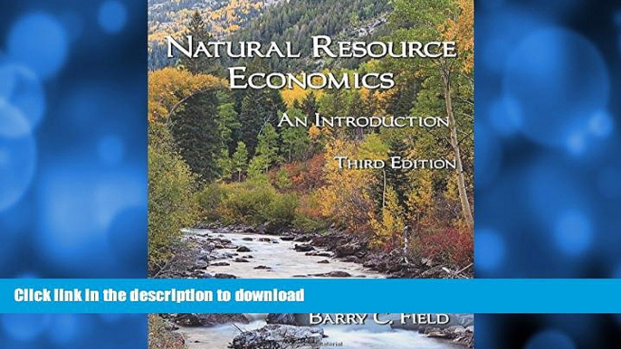 GET PDF  Natural Resource Economics: An Introduction, Third Edition  PDF ONLINE