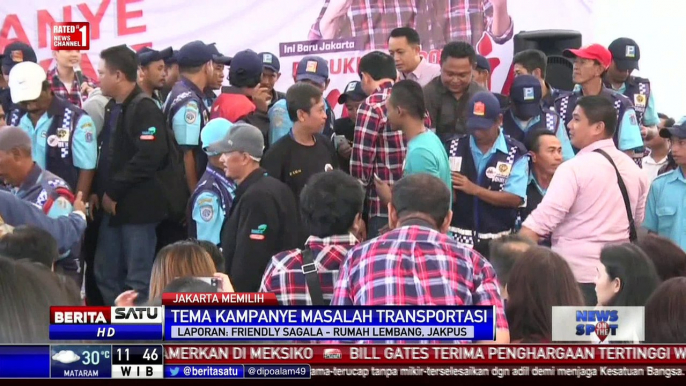 Ahok Kampanyekan Masalah Transportasi di Jakarta