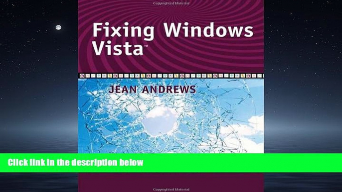 FAVORIT BOOK  Fixing Windows Vista (Jean Andrews) BOOOK ONLINE