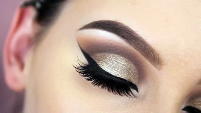 Gold Halo Eye Makeup Tutorial