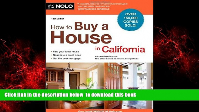 Best book  How to Buy a House in California BOOOK ONLINE