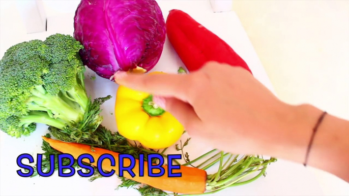 Five Color Insects Balloons Compilation | Learn Names Of Vegetables With Finger Family Song