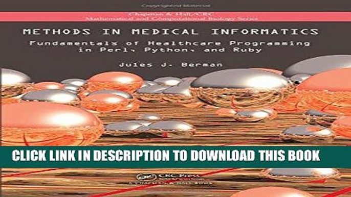 [PDF] Methods in Medical Informatics: Fundamentals of Healthcare Programming in Perl, Python, and