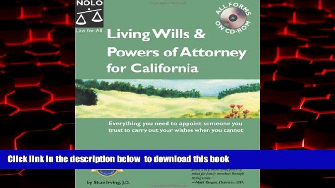 liberty books  Living Wills   Powers of Attorney for California BOOOK ONLINE