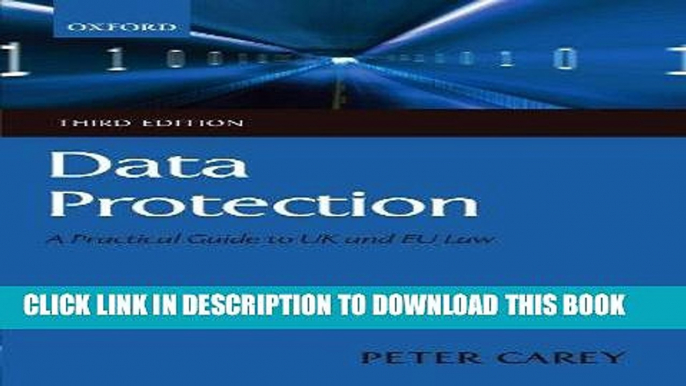 [PDF] Data Protection: A Practical Guide to UK and EU Law Popular Online