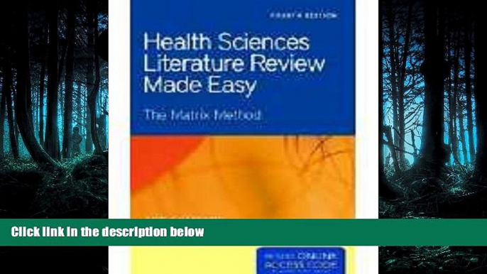 READ book Health Sciences Literature Review Made Easy (Garrard, Health Sciences Literature Review