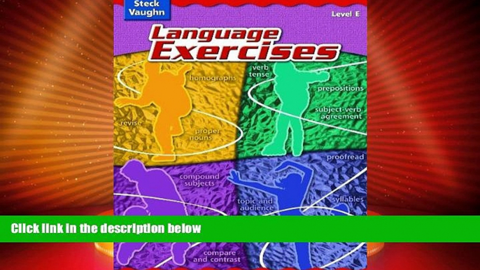 Price Steck-Vaughn Language Exercises: Student Edition Grade 5 Level E STECK-VAUGHN For Kindle