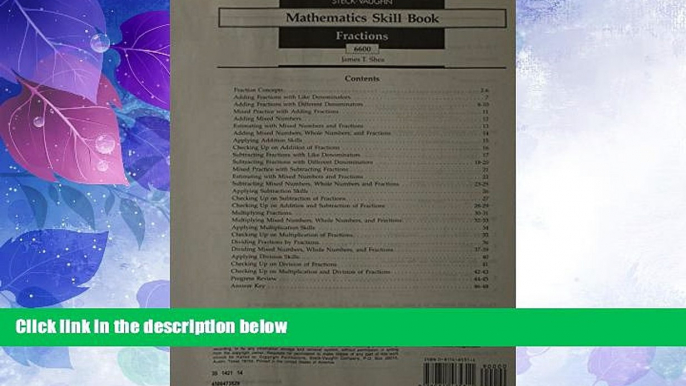 Best Price Steck-Vaughn Mathematics Skill Books: Student Edition Fractions STECK-VAUGHN On Audio