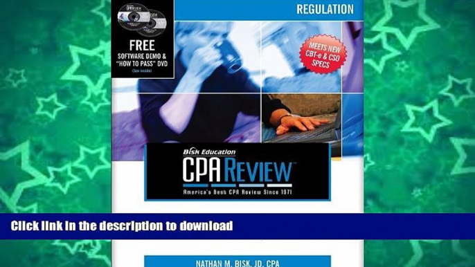 FAVORIT BOOK Bisk CPA Review: Regulation, 40th Edition (Comprehensive CPA Exam Review Regulation)