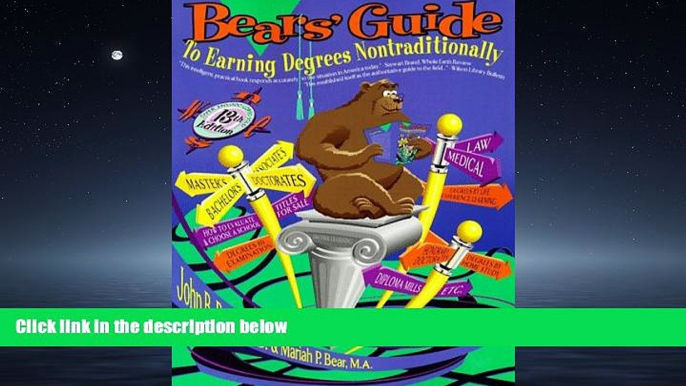 FAVORIT BOOK Bears  Guide to Earning Degrees Nontraditionally (Bear s Guide to Earning Degrees by