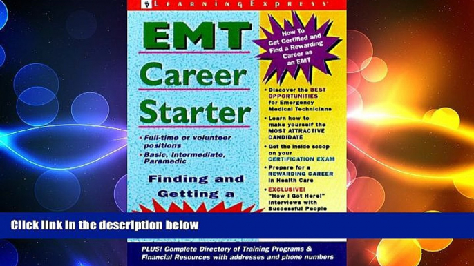 FAVORIT BOOK EMT Career Starter Learning Express Editors BOOOK ONLINE