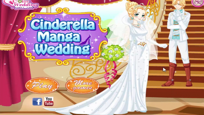 Disney Princess Elsa, Anna Baby Games For Girls || Cinderella Manga Wedding