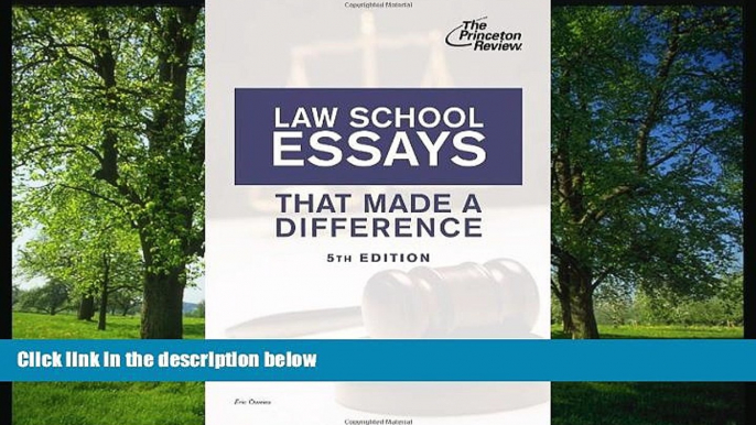 FAVORIT BOOK Law School Essays That Made a Difference, 5th Edition (Graduate School Admissions