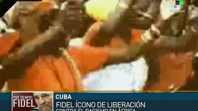 Fidel Castro apoyo las luchas africanas anticoloniales