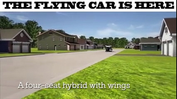 The Car Flying in the sky like an Aeroplane See the Flying Car