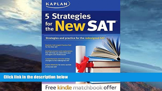 Best Price Kaplan 5 Strategies for the New SAT (Kaplan Test Prep) Kaplan On Audio