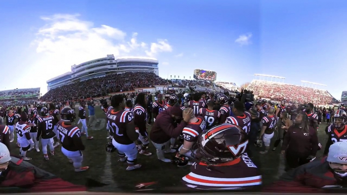 360° video: Hokies accept ACC Coastal Division Championship trophy