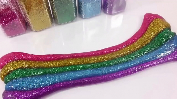 Twinkle Twinkle Little Star _ DIY How To Make Glitter Rainbow Slime Learn Nursery Rhymes Kids Songs-18iEijDDb98