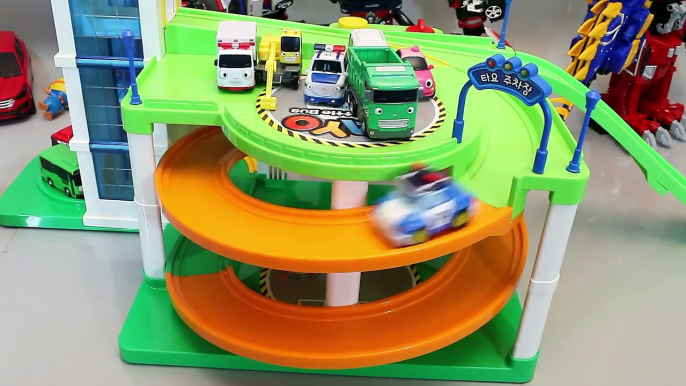 Tayo the Little Bus Friends Parking English Learn Numbers Colors Play Doh Toy Surprise Toys YouTub