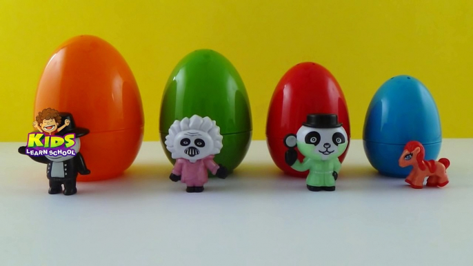 Easter Egg Surprise Toys - Surprise Easter Eggs - Panda and Family My Little Pony Kids Videos