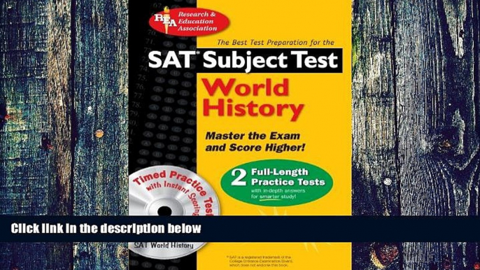 Best Price SAT Subject Testâ„¢: World History with CD (SAT PSAT ACT (College Admission) Prep)