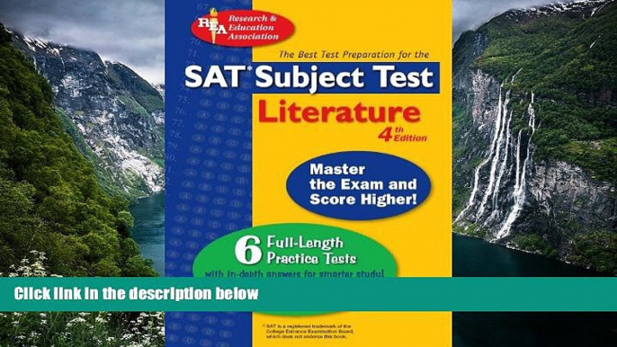 Buy Joseph Alvarez Ph.D. SAT Subject Testâ„¢: Literature (SAT PSAT ACT (College Admission) Prep)