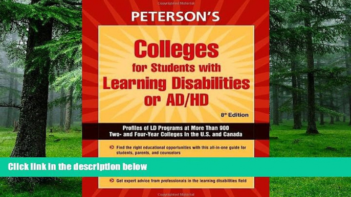 Audiobook Colleges for Students with Learning Disabilities or AD/HD Peterson s Audiobook Download