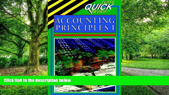 Pre Order Accounting Principles I (Cliffs Quick Review) Elizabeth A Minbiole On CD