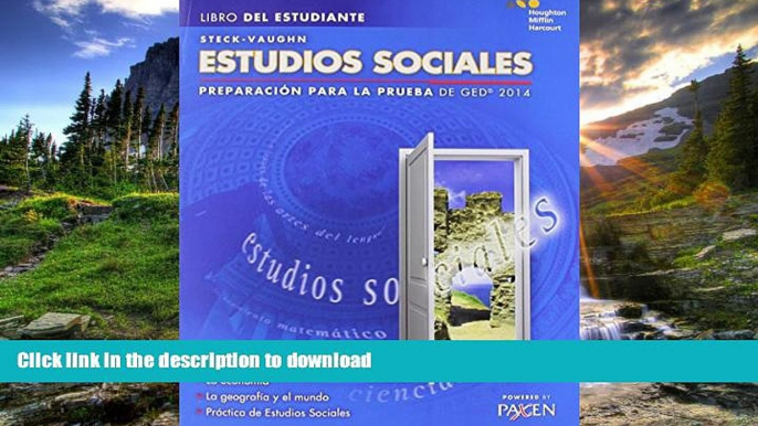 FAVORITE BOOK  Steck-Vaughn GED: Test Prep 2014 GED Social Studies Spanish Student Edition 2014