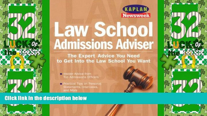 Price Kaplan Newsweek Law School Admissions Adviser (Get Into Law School) Kaplan For Kindle