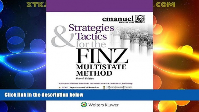 Best Price Strategies   Tactics for the FINZ Multistate Method (Emmanuel Bar Review) (Emanuel Bar