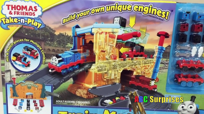 Thomas & Friends Take-N-Play Train Maker Sodor Steamworks Create Build Unique Engine Family Fun Kids