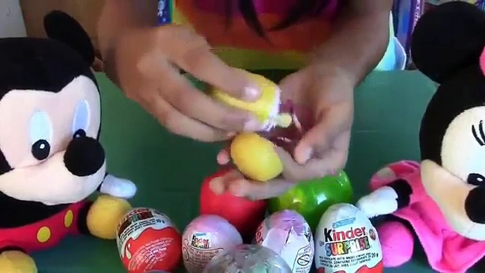 PLAY DOH Kinder Surprise Eggs Barbie Monsters Smurfs Surprise Eggs Capsule Toys Play Dough