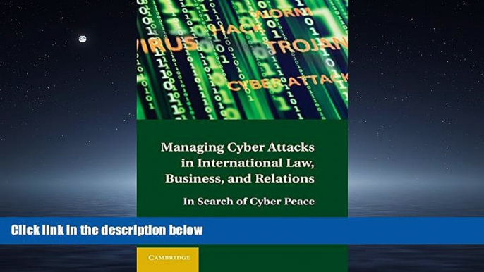 Audiobook Managing Cyber Attacks in International Law, Business, and Relations: In Search of Cyber