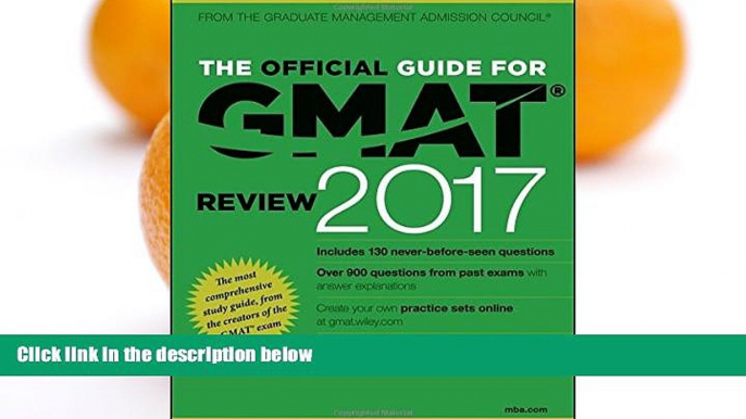 Audiobook The Official Guide for GMAT Review 2017 with Online Question Bank and Exclusive Video