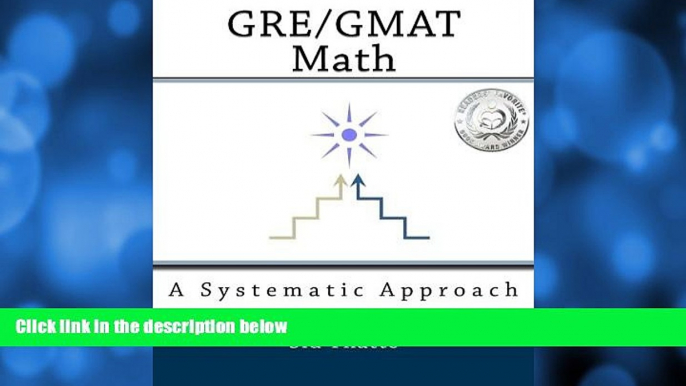 Pre Order GRE/GMAT Math: A Systematic Approach Sid Thatte On CD